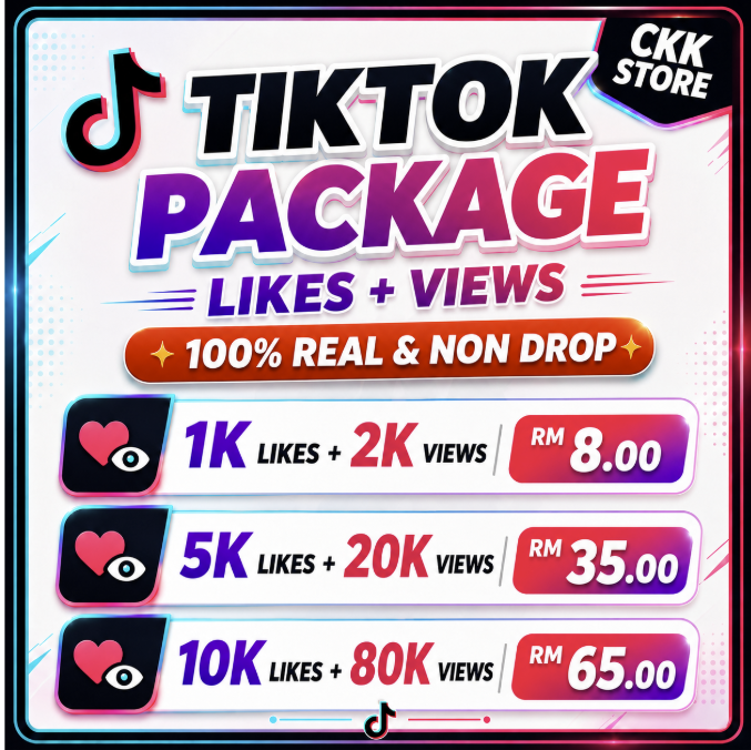 TikTok Like + TikTok View ( Discount Promotion)